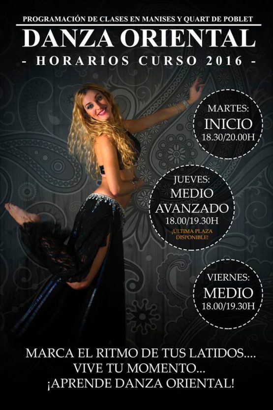 CARTEL DANZA ORIENTAL