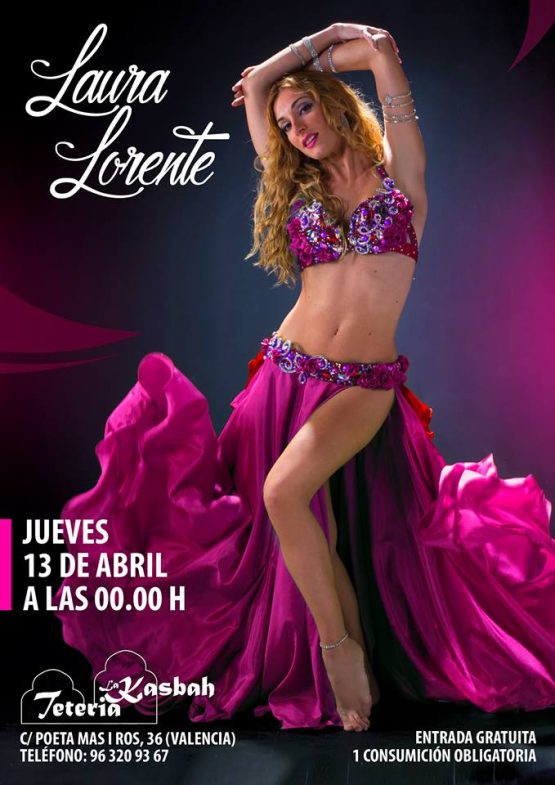 CARTEL EVENTO LA KASBAH VALENCIA